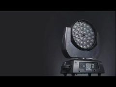 DMX512/Master-Slave/Ses/Oto Kontrol Led Zoom Yıkama Hareketli Kafa 36X10W/15W RGBW 4in1