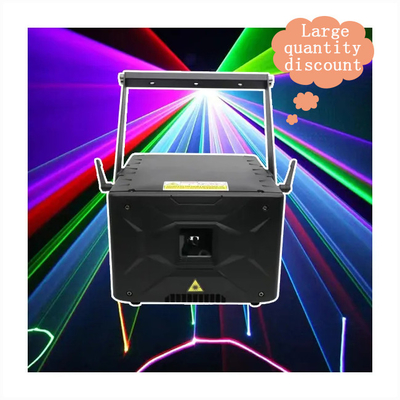 Disko Kulübü için RGB Animasyon Lazer DJ Işığı 1-5w RGB Tam Renkli Lazer Projector Işığı