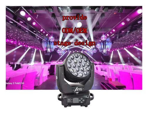 Disko Partisi Bar Işıklama Çözümleri LitePro DLX Layout 19X15W RGBW Hareketli Baş Fenerler