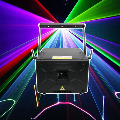50000 Saat Zaman Lazer Işık 10W RGBW Sahne RGB Animasyon DJ Disko Işık