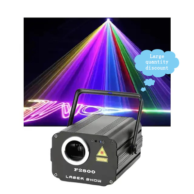 RGB Animasyon Lazer Işıkları 1800mw 1.8w DMX512 Düğün Sahnesi Kontrolü