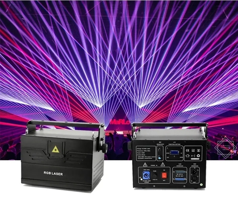 5W RGB Animasyon Lazer Işığı 10W DMX RGBW Gece Kulübü için Hareketli DJ Işığı